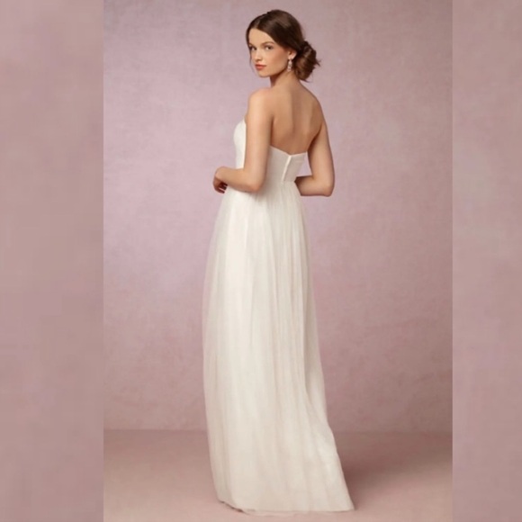 Jenny Yoo Annabelle Dress Ivory Size 10 NWOT - Picture 2 of 6